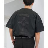 ブラック-クロス | グラフィック Tシャツ クロス ラインストーン ANT DESIGN | GROOVY STORE