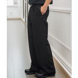 ブラック | 【セットアップ対応】センタープレス スラックス | GROOVY STORE