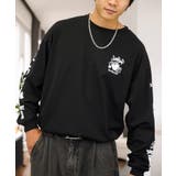 スプレー風プリント ロンt 長袖Tシャツ | GROOVY STORE | 詳細画像18