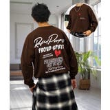 ブラウン | ハート プリント ロンt 長袖Tシャツ 刺繍 ワンポイント グラフィックt | GROOVY STORE