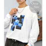 グラフィック プリント ロンt モード 長袖Tシャツ | GROOVY STORE | 詳細画像1