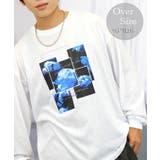 ホワイト-1 | グラフィック プリント ロンt モード 長袖Tシャツ | GROOVY STORE