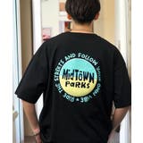 ブラック-サークル | ルーズフィット グラフィック Tシャツ バックプリント | GROOVY STORE