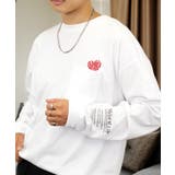 刺繍  ロンT 長袖 グラフィック Tシャツ ハート ロゴ | GROOVY STORE | 詳細画像33 