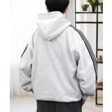 ボリューム袖 ハート ワイド ジップパーカー サイドライン モードグラフィック | GROOVY STORE | 詳細画像12 