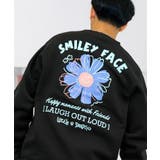 ブラック-スマイル | 【裏起毛】 スマイル サークルロゴ | GROOVY STORE