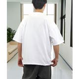 刺繍 ワンポイント Tシャツ半袖 T ロゴ ワイド  | GROOVY STORE | 詳細画像3 