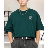 刺繍 ワンポイント Tシャツ半袖 T ロゴ ワイド  | GROOVY STORE | 詳細画像10 