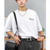 刺繍 ワンポイント Tシャツ半袖 T ロゴ ワイド  | GROOVY STORE | 詳細画像15 