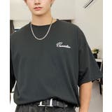 刺繍 ワンポイント Tシャツ半袖 T ロゴ ワイド  | GROOVY STORE | 詳細画像19 