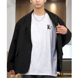 刺繍 ワンポイント Tシャツ半袖 T ロゴ ワイド  | GROOVY STORE | 詳細画像4 