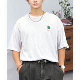 刺繍 ワンポイント Tシャツ半袖 T ロゴ ワイド  | GROOVY STORE | 詳細画像14 