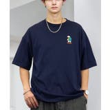 刺繍 ワンポイント Tシャツ半袖 T ロゴ ワイド  | GROOVY STORE | 詳細画像20 