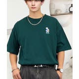 刺繍 ワンポイント Tシャツ半袖 T ロゴ ワイド  | GROOVY STORE | 詳細画像23 