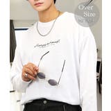 ホワイト-1 | 【ワイド】刺繍 長袖Tシャツ ロンT ワンポイント カジュアル キレイめ | GROOVY STORE