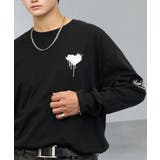 【ワイド】長袖Tシャツ ロンｔワンポイント カジュアル キレイめ | GROOVY STORE | 詳細画像6 