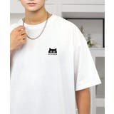 【刺繍】黒猫 ワンポイント Tシャツ半袖 グラフィック クロネコ 足跡 ハート | GROOVY STORE | 詳細画像5 