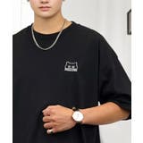 【刺繍】黒猫 ワンポイント Tシャツ半袖 グラフィック クロネコ 足跡 ハート | GROOVY STORE | 詳細画像9 