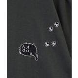 【刺繍】黒猫 ワンポイント Tシャツ半袖 グラフィック クロネコ 足跡 ハート | GROOVY STORE | 詳細画像28 
