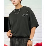 【刺繍】黒猫 ワンポイント Tシャツ半袖 グラフィック クロネコ 足跡 ハート | GROOVY STORE | 詳細画像30 