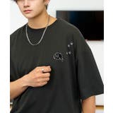 【刺繍】黒猫 ワンポイント Tシャツ半袖 グラフィック クロネコ 足跡 ハート | GROOVY STORE | 詳細画像31 
