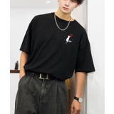 【刺繍】黒猫 ワンポイント Tシャツ半袖 グラフィック クロネコ 足跡 ハート | GROOVY STORE | 詳細画像40 