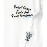 【刺繍】ワンポイント Tシャツ半袖 グラフィック フラワー ロゴ 袖刺繍 | GROOVY STORE | 詳細画像2 