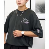 【刺繍】ワンポイント Tシャツ半袖 グラフィック フラワー ロゴ 袖刺繍 | GROOVY STORE | 詳細画像10 