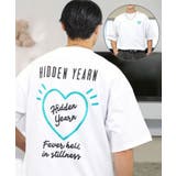 ホワイト-ハート3 | 【ワイド】ヘビーウェイト グラフィック Tシャツ 半袖 オーバーサイズ | GROOVY STORE