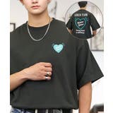 ブラック系-ハート3 | 【ワイド】ヘビーウェイト グラフィック Tシャツ 半袖 オーバーサイズ | GROOVY STORE
