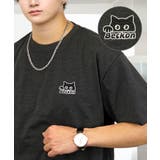 ブラック系-ネコ | 涼しい 夏素材 ストレッチ | GROOVY STORE