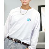 ワイドシルエット ワンポイント長袖Tシャツ ロンT | GROOVY STORE | 詳細画像7 