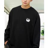 ワイドシルエット ワンポイント長袖Tシャツ ロンT | GROOVY STORE | 詳細画像14 