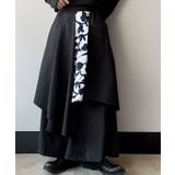 ルーズシルエット ワイドパンツ レイヤード ドレープ 袴 パンツ | GROOVY STORE | 詳細画像3 