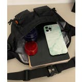  軽量 ドロスト付き ボディバッグ ウエストポーチ | GROOVY STORE | 詳細画像3 