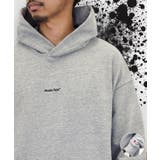 杢グレー | 【savier/ サビア 】スウェット パーカー オーバーサイズ | GROOVY STORE