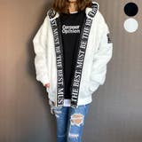 ホワイト-9601 | ファーコート ビッグシルエット ブルゾン | GROOVY STORE