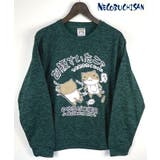 【裏起毛】ねこぶちさん シジラ杢 裏起毛 トレーナー 「お腹すいたニャ」 | GROOVY STORE | 詳細画像13