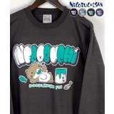 スミクロ | 【裏起毛】ねこぶちさん 裏起毛 トレーナー 「バブルロゴペイント」 | GROOVY STORE