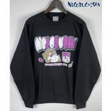 【裏起毛】ねこぶちさん 裏起毛 トレーナー 「バブルロゴペイント」 | GROOVY STORE | 詳細画像1