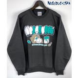 【裏起毛】ねこぶちさん 裏起毛 トレーナー 「バブルロゴペイント」 | GROOVY STORE | 詳細画像9