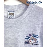 【猫渕さん】ねこぶちさん ワンポイント 刺繍 ロンT | GROOVY STORE | 詳細画像4