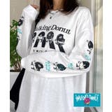 ホワイト-袖ロゴ | 【追加入荷！】【オーバーサイズ】ロンT ロンティー長袖 袖プリント | GROOVY STORE