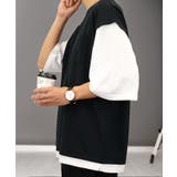 Tシャツ半袖 レイヤード風Tシャツ ジョーゼット | GROOVY STORE | 詳細画像5