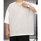 Tシャツ半袖 レイヤード風Tシャツ ジョーゼット | GROOVY STORE | 詳細画像12