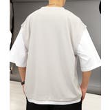 Tシャツ半袖 レイヤード風Tシャツ ジョーゼット | GROOVY STORE | 詳細画像14