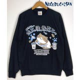 ねこぶちさん裏毛トレーナー「食っちゃ寝最高ニャ」 | GROOVY STORE | 詳細画像7 