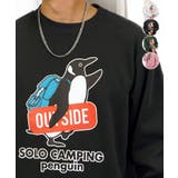 ブラック系-ペンギン | 裏起毛 アニマル スウェット | GROOVY STORE