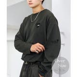 ブラック系-ハート | 【ワイド】長袖Tシャツ ロンｔワンポイント カジュアル キレイめ | GROOVY STORE