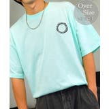 ミント | 【オーバーサイズ】Tシャツ半袖 刺繍 Tシャツ ロゴ サークル | GROOVY STORE
